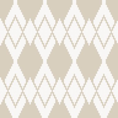 Tarafsız Renk Argyle adası örgü, moda tekstili, grafikler için kusursuz desen tasarımı