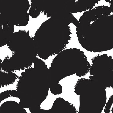 Moda tekstil, grafik ve el sanatları için tek renkli Hayvan Leoparı Kusursuz Desenli Arkaplan