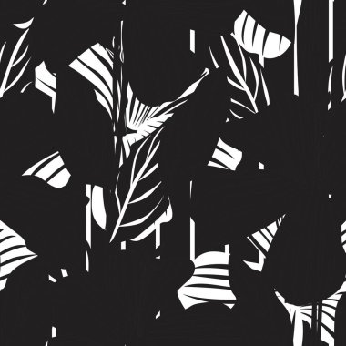 Abstract Floral seamless pattern design for fashion textiles, graphics, backgrounds and crafts