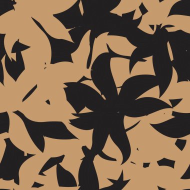 Moda ve ev yapımı siyah ve bronzlaştırıcı botanik baskı yüzey tasarımı Duvar Kağıdı Hediye Defteri Dijital Kağıt