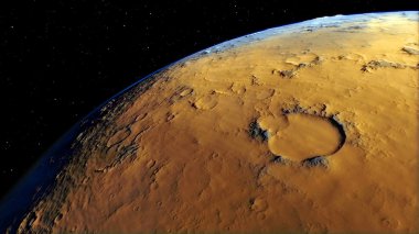 Mars'ın yordam oluşturulan görüntü