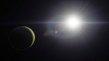 Mars'ın yordam oluşturulan görüntü