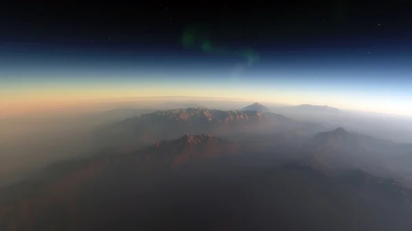 Imagem de um planeta fantástico — Fotografia de Stock