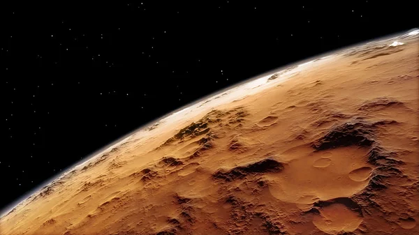 Mars'ın yordam oluşturulan görüntü