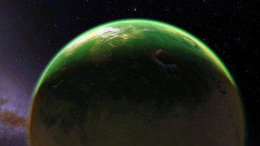 Görüntü muhteşem gezegen