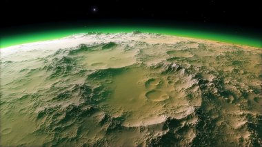 Görüntü muhteşem gezegen