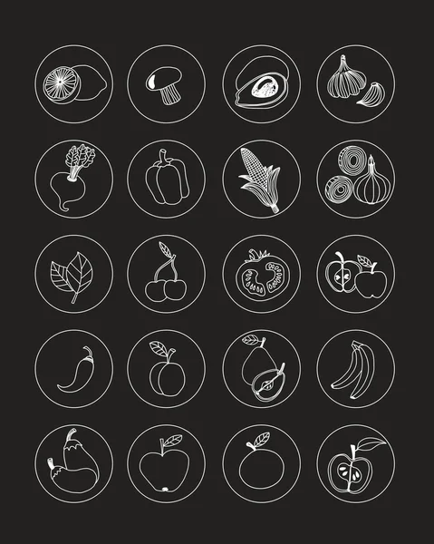 Elle çizilmiş Tencere Seti.