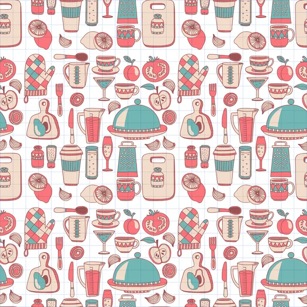 Doodle stil öğeleri pişirme