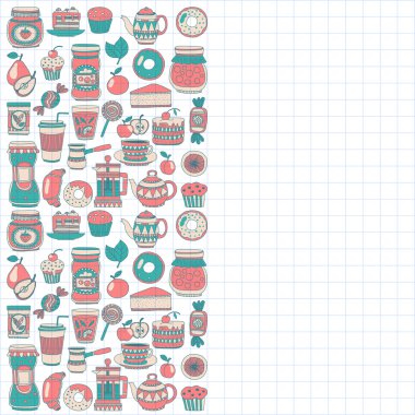 Şekerleme ya da kahve dükkanı için görüntüleri