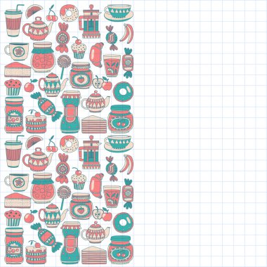 Şekerleme ya da kahve dükkanı için görüntüleri