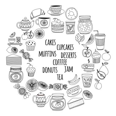 Şekerleme ya da kahve dükkanı için görüntüleri