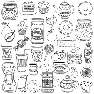 Şekerleme ya da kahve dükkanı için görüntüleri