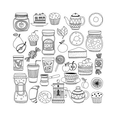 Şekerleme ya da kahve dükkanı için görüntüleri