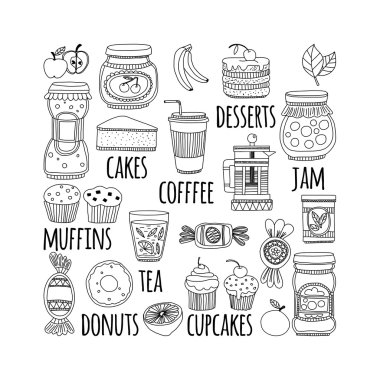 Images for confectionery or coffee shop clipart