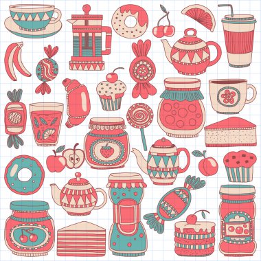 Şekerleme ya da kahve dükkanı için görüntüleri