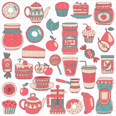 Şekerleme ya da kahve dükkanı için görüntüleri