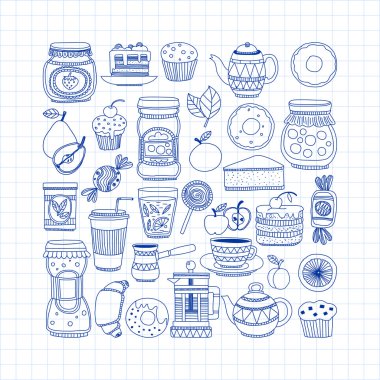 Şekerleme ya da kahve dükkanı için görüntüleri