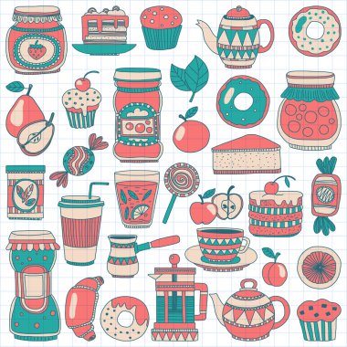 Şekerleme ya da kahve dükkanı için görüntüleri