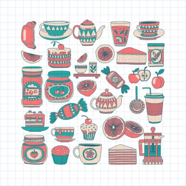 Şekerleme ya da kahve dükkanı için görüntüleri