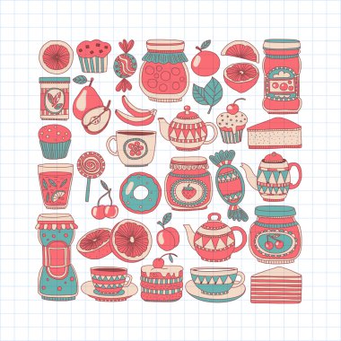 Şekerleme ya da kahve dükkanı için görüntüleri