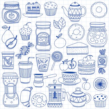 Şekerleme ya da kahve dükkanı için görüntüleri