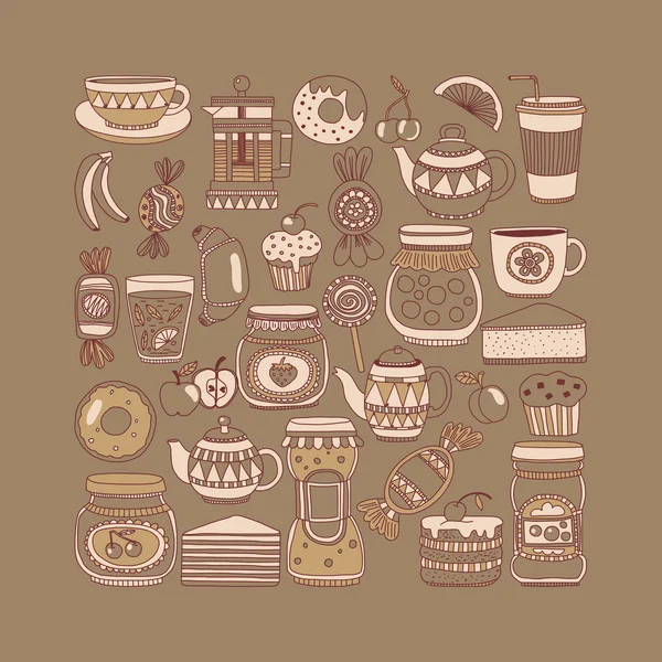 Şekerleme ya da kahve dükkanı için görüntüleri