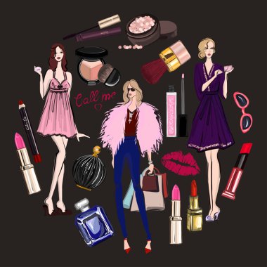 El çekilmiş görüntüleri kozmetik ve parfüm