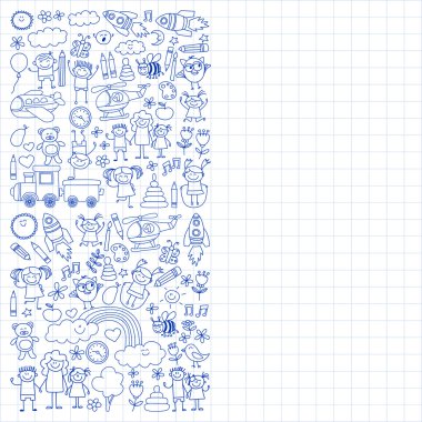 Anaokulu görüntülerini vektör ayarla