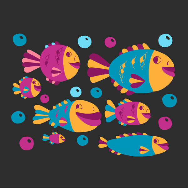 Векторные иконы с плоской рукой Пляж и тропический отдых
