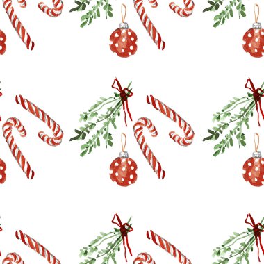 Holly neşeli neşeli Noel Seamless Modeli