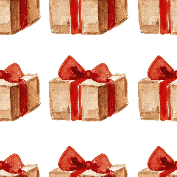 Holly jolly Merry Christmas naadloze patroon — Stockfoto
