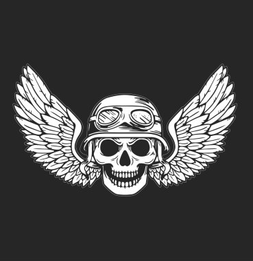 Vektör motorcu elle çizilmiş öğeleri onarım garaj motosiklet motosiklet binici özgürlük ayarla