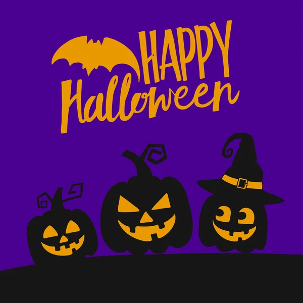 Halloween kürbis happy halloween day — Stockvektor