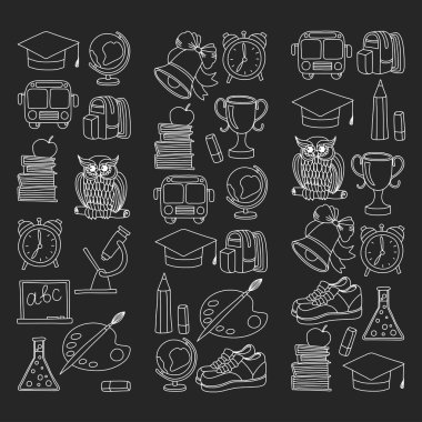 okul ve eğitim simgeleri