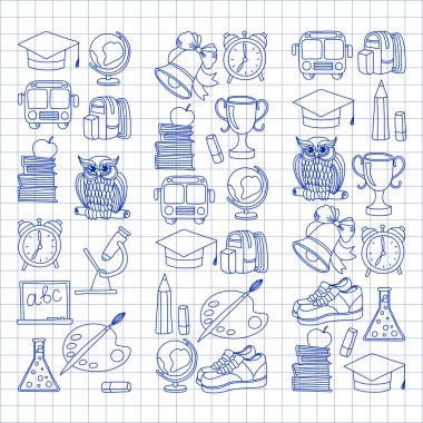 okul ve eğitim simgeleri