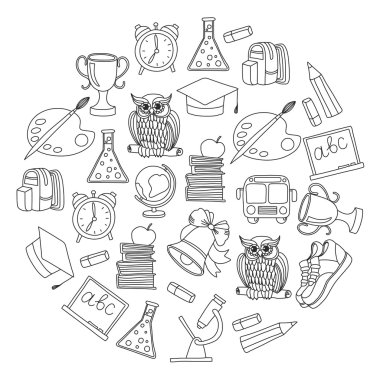 okul ve eğitim simgeleri