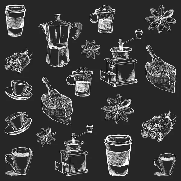 Imágenes vectoriales del café — Archivo Imágenes Vectoriales