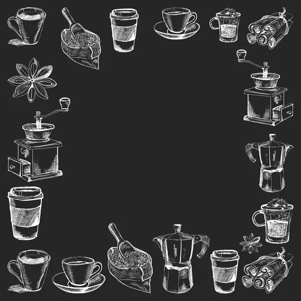 Immagini vettoriali di caffè — Vettoriale Stock