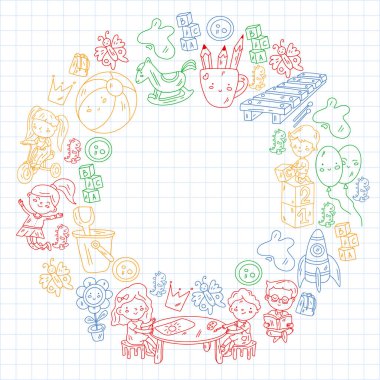 Anaokulu. Çocuk aktivitesi. Yaratıcılık, hayal gücü. Oyna ve büyüt.