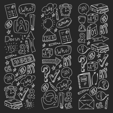 İngilizce konuş. Online eğitim. E-öğrenme. İngilizce kursları. Gramer ve alfabe.