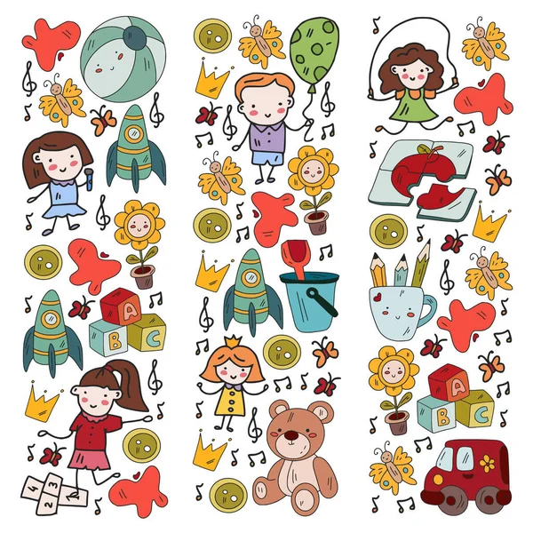 100,000 Kids stickers Vector Images
