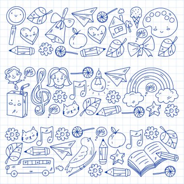 E-öğrenme ve çevrimiçi eğitim. Küçük çocuklar. Yaratıcılık ve hayal gücü.