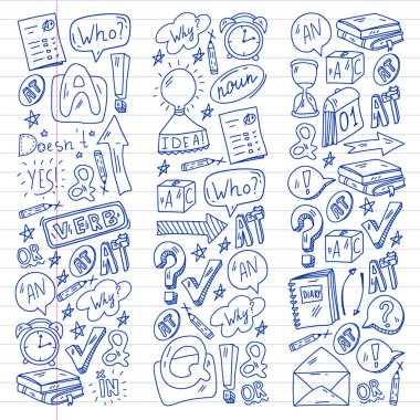 İngilizce kursu. E-öğrenme, online eğitim. İngilizce