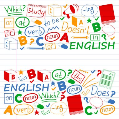 Küçük çocuklar. Okul çocukları. İngilizce kursları. İngilizce.