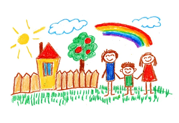 Kids drawing — Stock Photo, Image