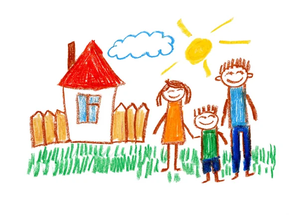 Kids drawing — Stock Photo, Image