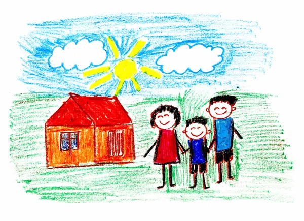 Disegno per bambini — Foto Stock