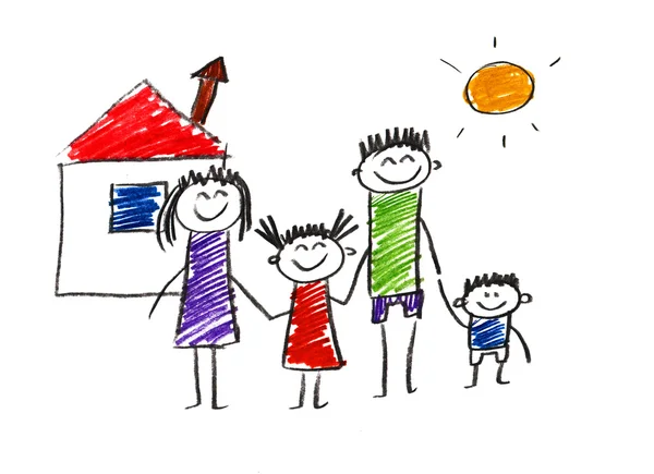 Kids drawing — Stock Photo, Image