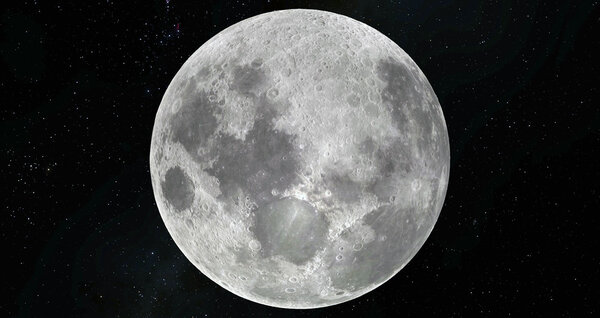 Moon. Elements of this image furnished by NASA