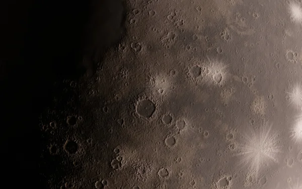 Superficie de la luna — Foto de Stock